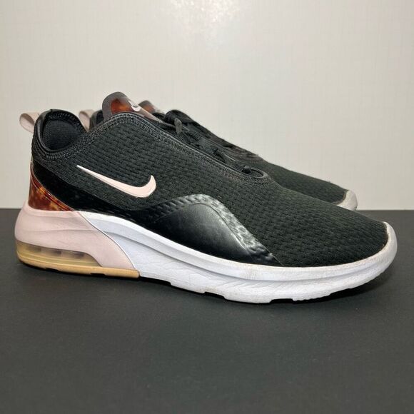 Womens NIKE Air Max Motion 2 Black Barely Rose Athletic Shoes / Size 9 - Picture 1 of 9
